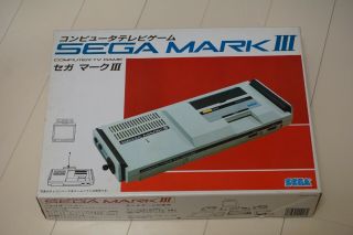 Sega Mark Iii 3 Gaming Console Boxed Vintage Japan Rare
