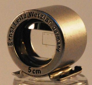 Vintage Leica Ernst Leitz Wetzlar 5cm Viewfinder - Germany