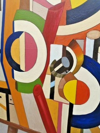 RARE FERNAND LEGER OIL PAINTING ON CANVAS SIGNED RARE 32 