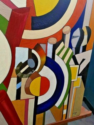 RARE FERNAND LEGER OIL PAINTING ON CANVAS SIGNED RARE 32 