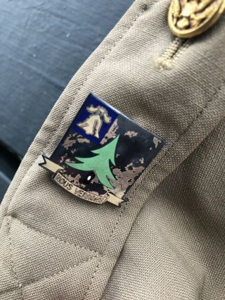 WWII US Uniform Jacket With Patches CBI BADGES 7