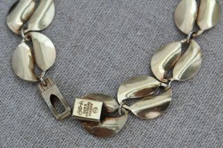 Vintage Sterling Silver Gold Wash Enamel Norway Bracelet 925 S DA David Andersen 5