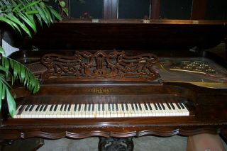 Antique 1869 Square Grand Chickering Piano