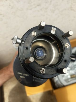 Vintage Hagg - streit Bren microscope swiss 5