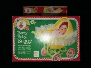 Vintage Kenner Strawberry Shortcake Berry Baby Buggy Rare 2