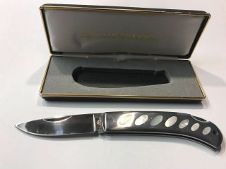 Vintage C.  Schlieper Mother Of Pearl Eye Brand Knife