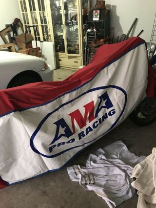 Vintage Ama Pro Racing Motorcycle Cover