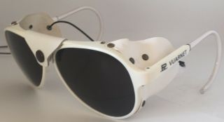 Vuarnet France Vintage Glacier 430 White Rare Sunglasses Mineral Lenses Px5000