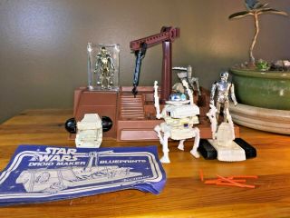 Vintage Star Wars.  80 AFA C - 3PO.  First 12/21.  DSD.  Droid Factory.  Droids galore. 2