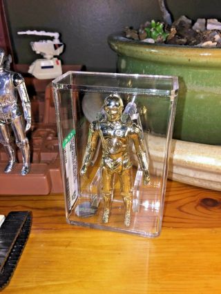 Vintage Star Wars.  80 AFA C - 3PO.  First 12/21.  DSD.  Droid Factory.  Droids galore. 4