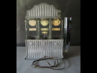 Vintage Challenger Hot Nut Vending Machine Orig EXC 12