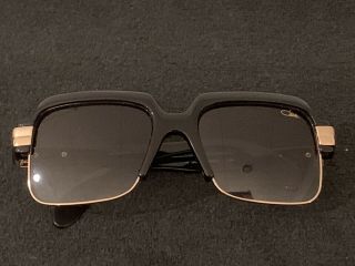 Cazal Mod670/3 Sunglasses Vintage Black Gold Frame