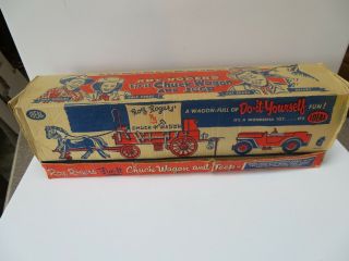 Roy Rogers Box Only For Chuck Wagon Ideal Plastic Set