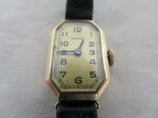 Vintage Ladies Carl Bucherer 14ct Gold Hallmarked Hand Wind Cocktail Watch