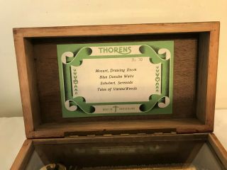 VINTAGE THORENS 4 SONG MUSIC BOX NO 30 SWITZERLAND 2