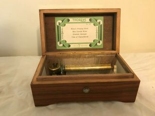 VINTAGE THORENS 4 SONG MUSIC BOX NO 30 SWITZERLAND 6