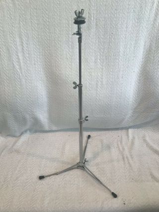 Vintage Ludwig 2 Flat Based Cymbal Stands.