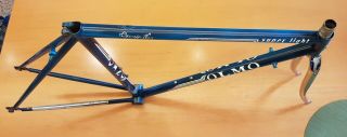 OLMO LIGHT vintage italian steel road frameset COLUMBUS GENIUS 52x54 2