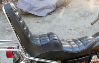 Vintage Yamaha Xs 750 Xs750 Special Triple King And Queen Seat With Sissy Bar