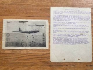 Rare Antique Ww2 Japan Propaganda Leaflet Us Army Japanese Bombing Warning 1945