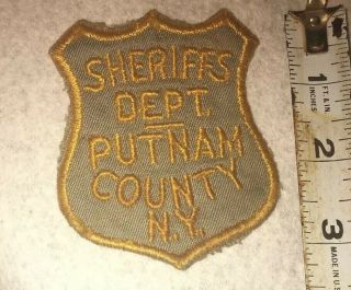Vintage Rare Putnam County Sheriffs Departmant York Patch