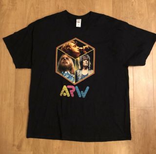 Nwot Arw Yes 2016 World Tour Rare T - Shirt Jon Rabin Trevor W/dates Size 2xl Vtg