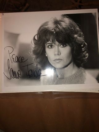 9 Jane Fonda Hand Signed Autograph Auto 8x10 Photograph Pictures Vintage Acreess