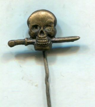 Italian Fascist Mvsn Black Shirts Stickpin Wwii