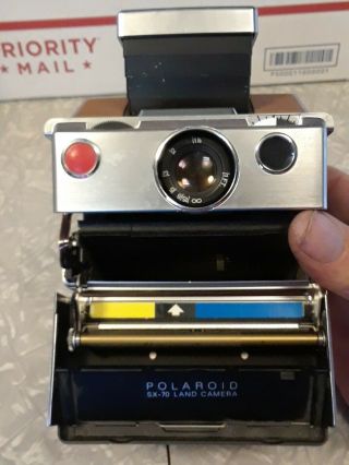 Vintage Polaroid SX - 70 Land Camera Instant Film 8
