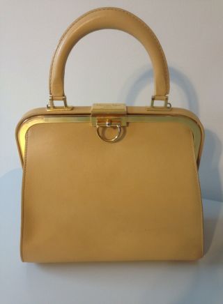 Vintage Christian Dior Handbag Made In France Twist Lock Closure