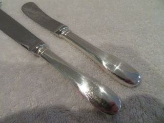 French silverplate butter knife & cheese knife Christofle Cluny dd13 2