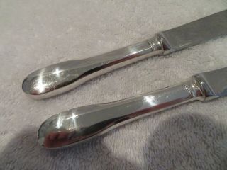 French silverplate butter knife & cheese knife Christofle Cluny dd13 8