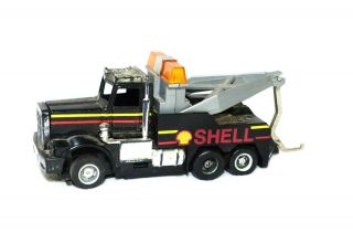 Vintage Tyco Shell Tow Truck Wrecker - Ho Slot Car