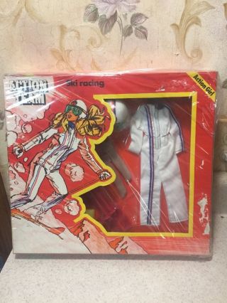 Nib Vintage Gi Joe Action Team Action Girl Ski Racing Outfit