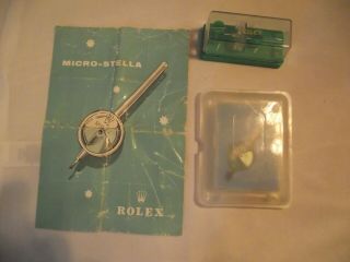 Rare Rolex Vintage Micro Stella Tools X 2 Ref 2019 And Leaflet