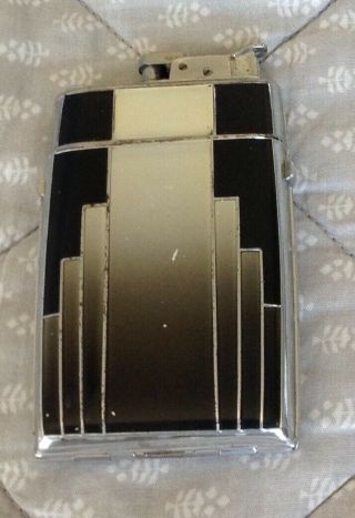 Four Vintage Art Deco Evans Lighters/Cigarette Cases 8