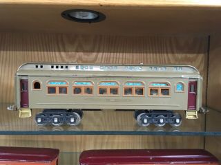 Lionel Standard Gauge 431 Diner Car With Rare Hinged Roof Ex,  Mojave