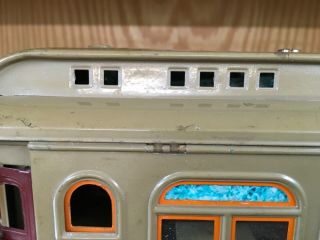 Lionel Standard Gauge 431 Diner Car with Rare Hinged Roof EX,  Mojave 2
