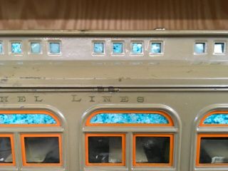 Lionel Standard Gauge 431 Diner Car with Rare Hinged Roof EX,  Mojave 4