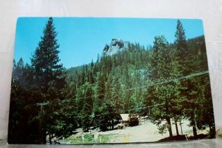 California Ca Kyburz Sugar Loaf Rock American River Canyon Postcard Old Vintage