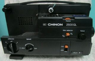 Vintage Chinon 2500gl Dual 8/reg 8 Film Projector