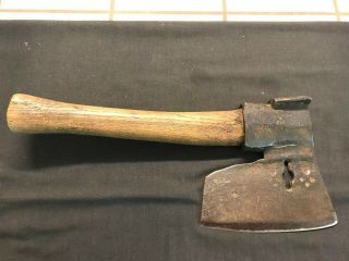 Vintage Hand Forged Broad Axe Hatchet With Maker Marks