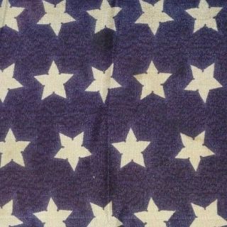 VERY RARE 1889 39 TUMBLING NOTCHED (SNOWFLAKE) STAR SILK FLAG CIVIL WAR VET 3
