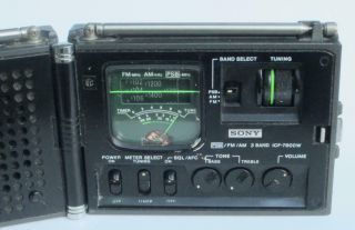 Vintage Portable Sony ICF 7800W AM FM 3 Band Radio Order 6