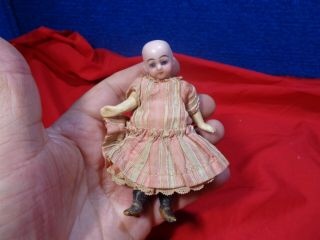Antique Miniature Bisque Doll B 9 2