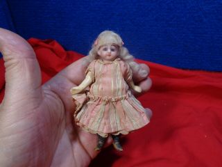 Antique Miniature Bisque Doll B 9 7
