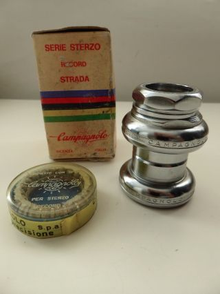 Vintage Classic Nos Campagnolo Nuovo Record French Thread Headset Rare