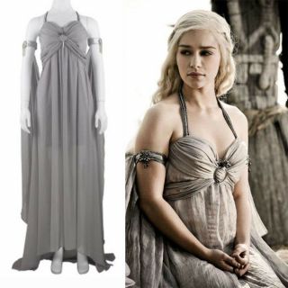 Game Of Thrones Mother Of Dragons Daenerys Targaryen Costume Great Queen Dress
