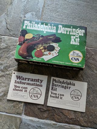 Cva Philadelphia Derringer Kit Nib 45 Black Powder