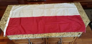 Rare Nib 3x5 Vintage Dettra Poland Flag Dura - Lite Nylon